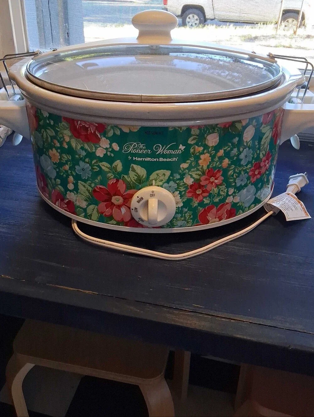 The Pioneer Woman 7-Quart Slow Cooker – Vintage Floral by Hamilton Beach